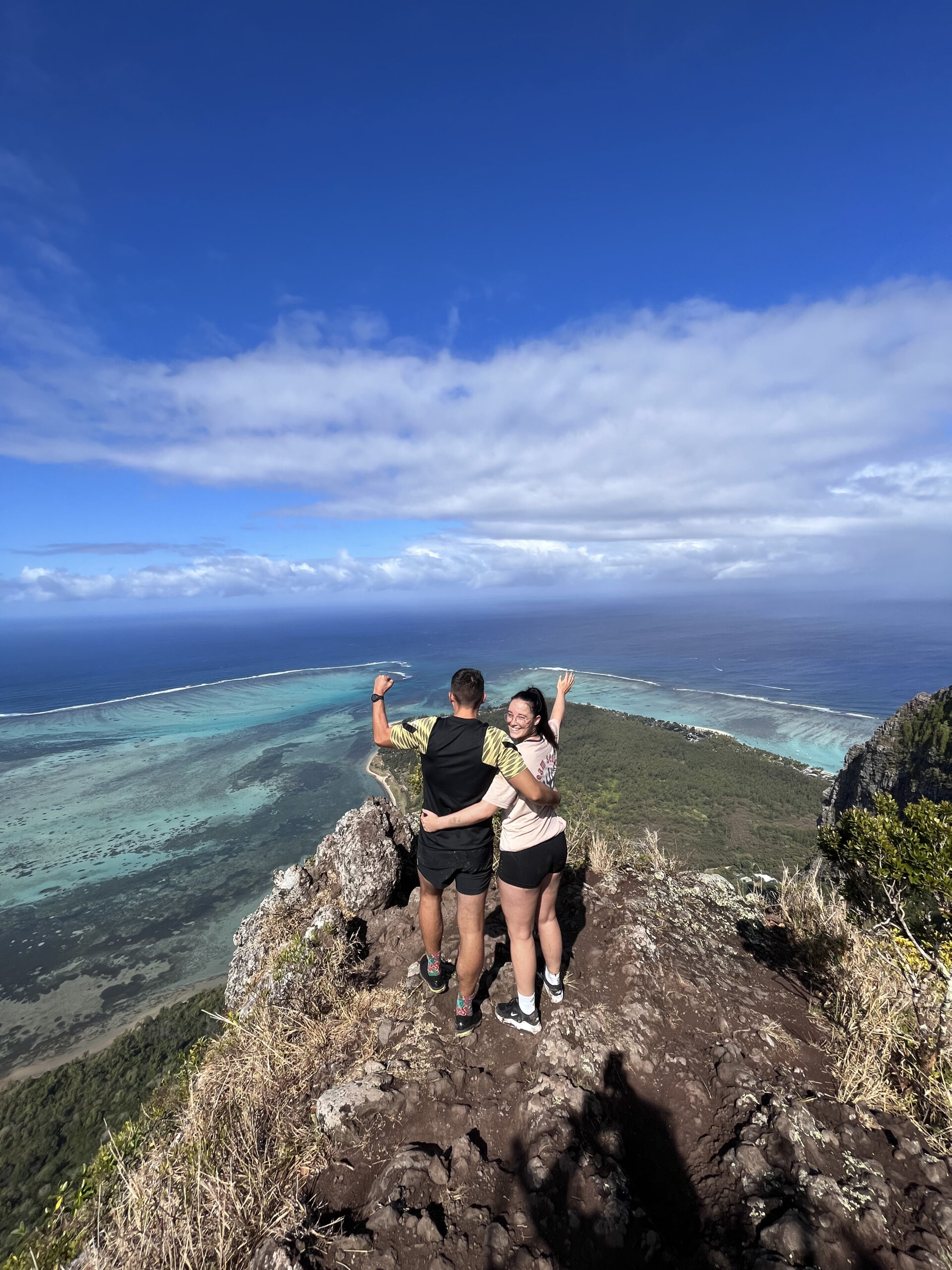 Mauritius David en Tessa hike
